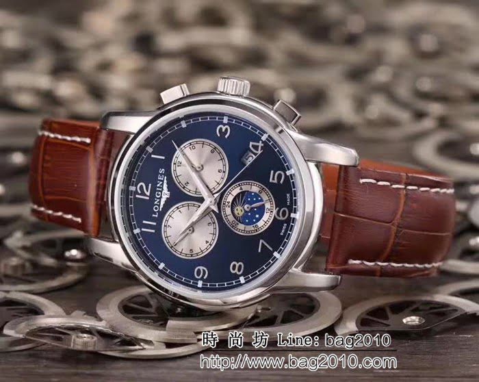 LONGINES浪琴 睿智風範 精緻款 頂級機械男士腕表 WSS2205